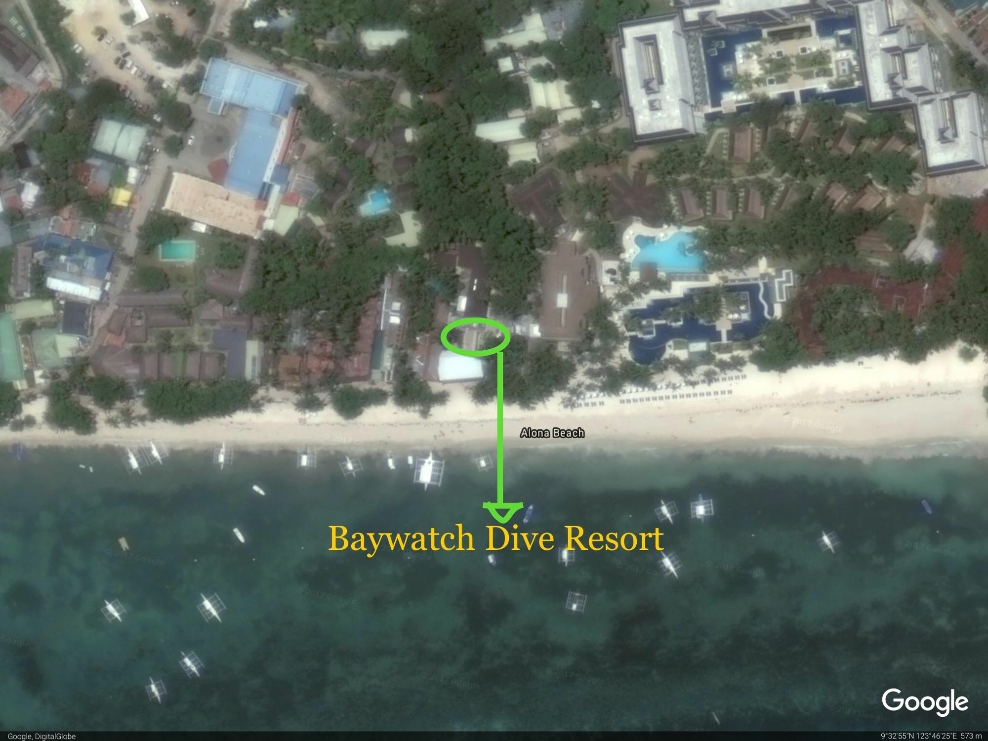 Baywatch Dive Resort Panglao City Exterior foto